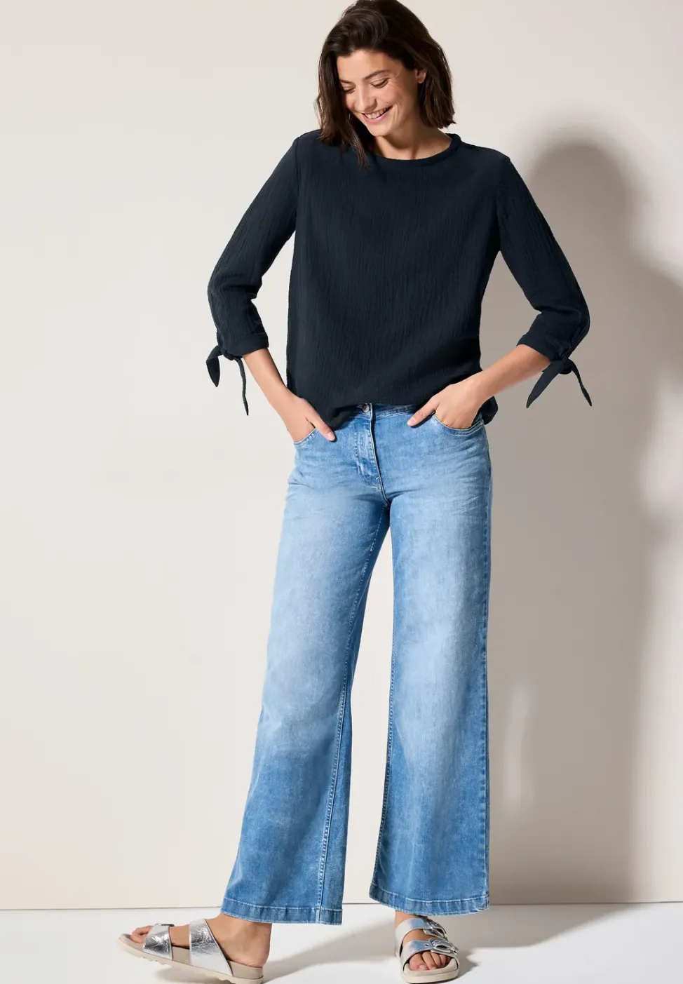 Blouse en mousseline