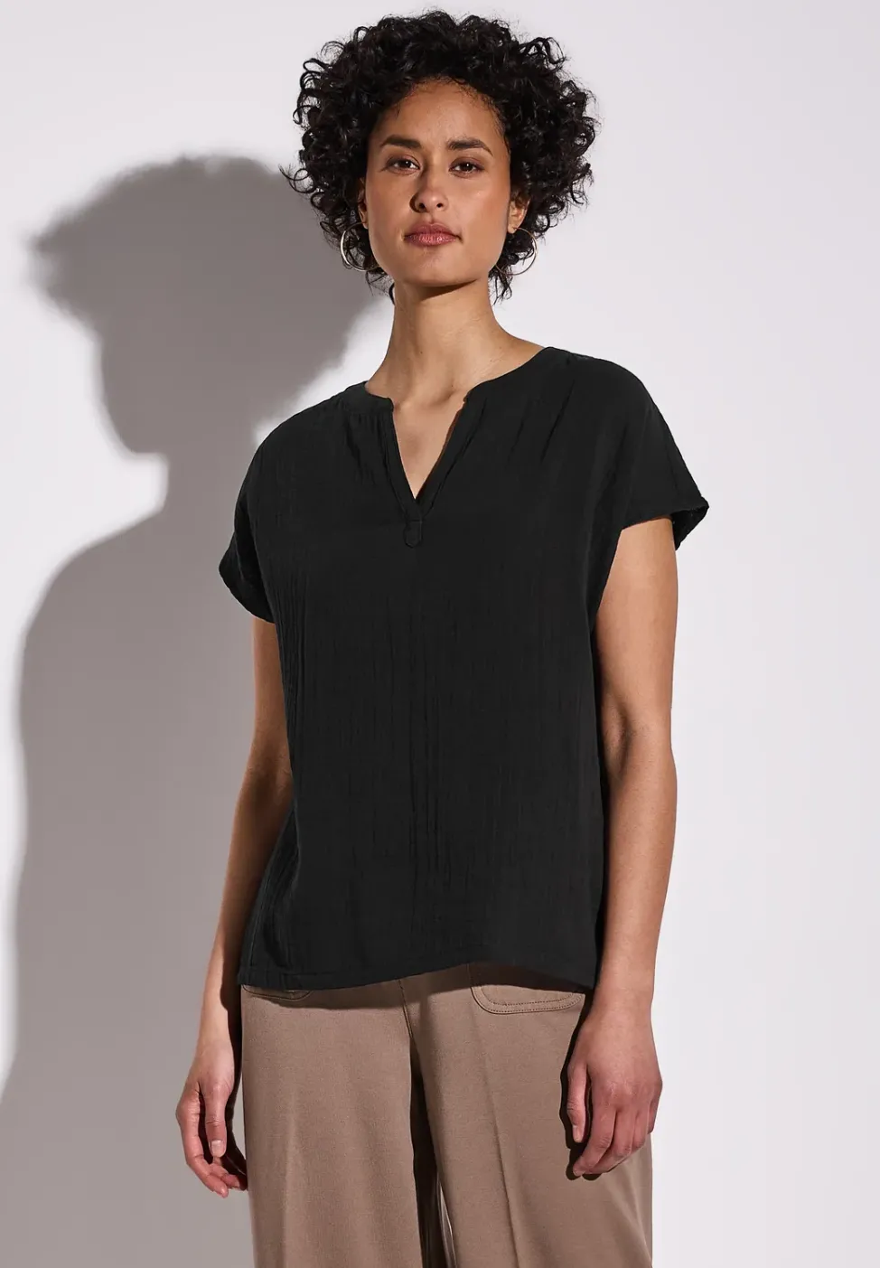 Blouse en mousseline