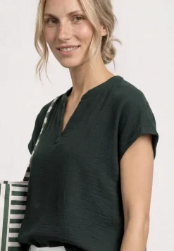 Blouse en mousseline