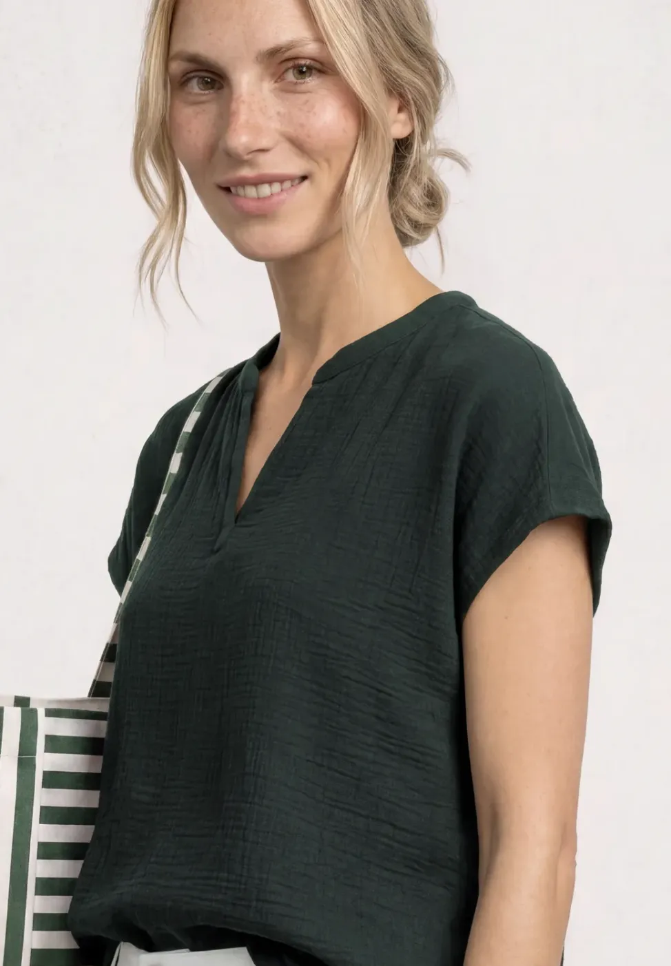 Blouse en mousseline