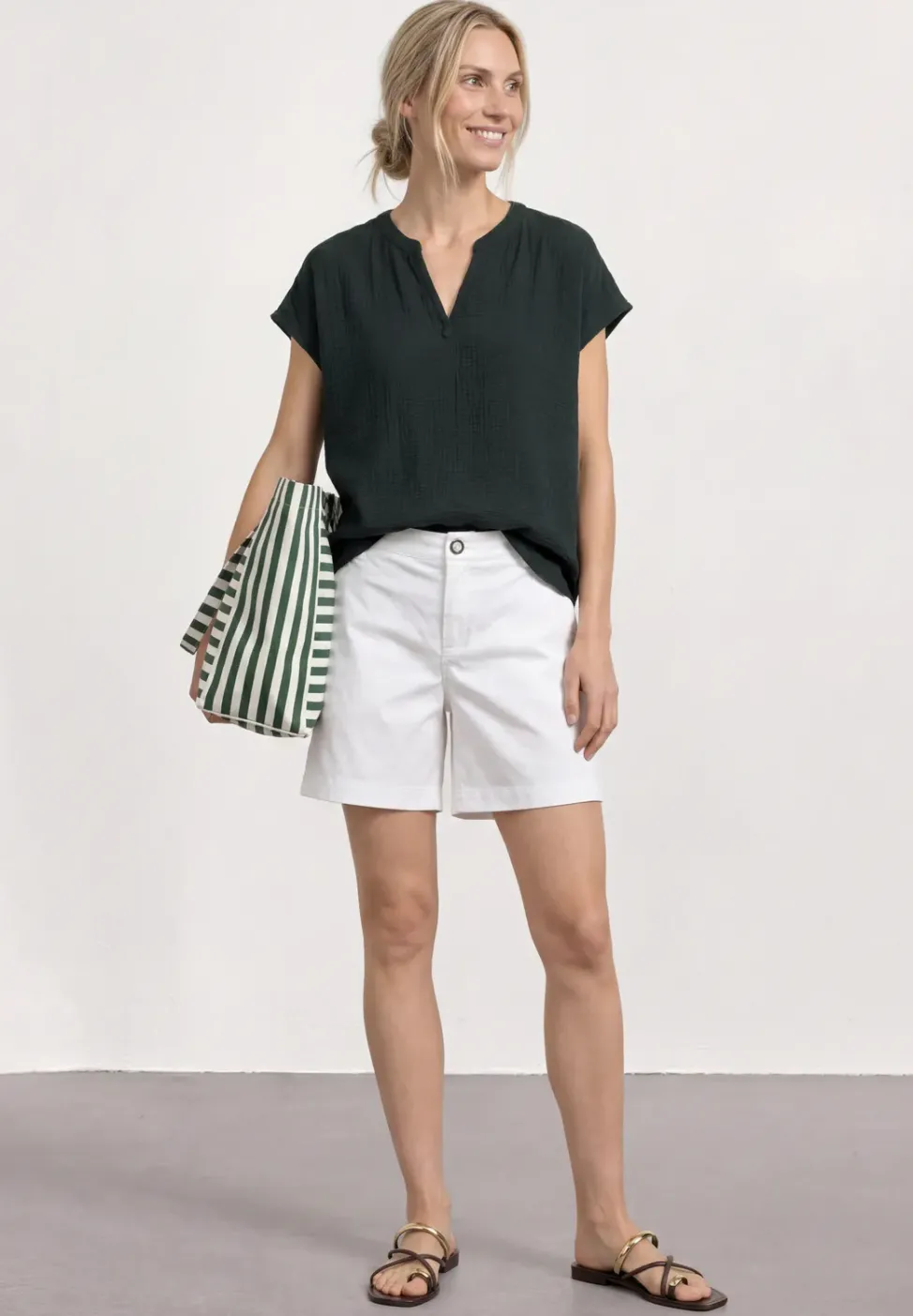 Blouse en mousseline
