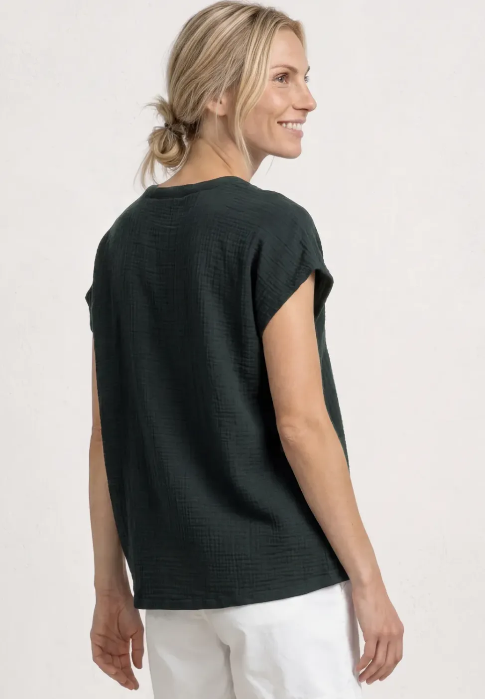 Blouse en mousseline