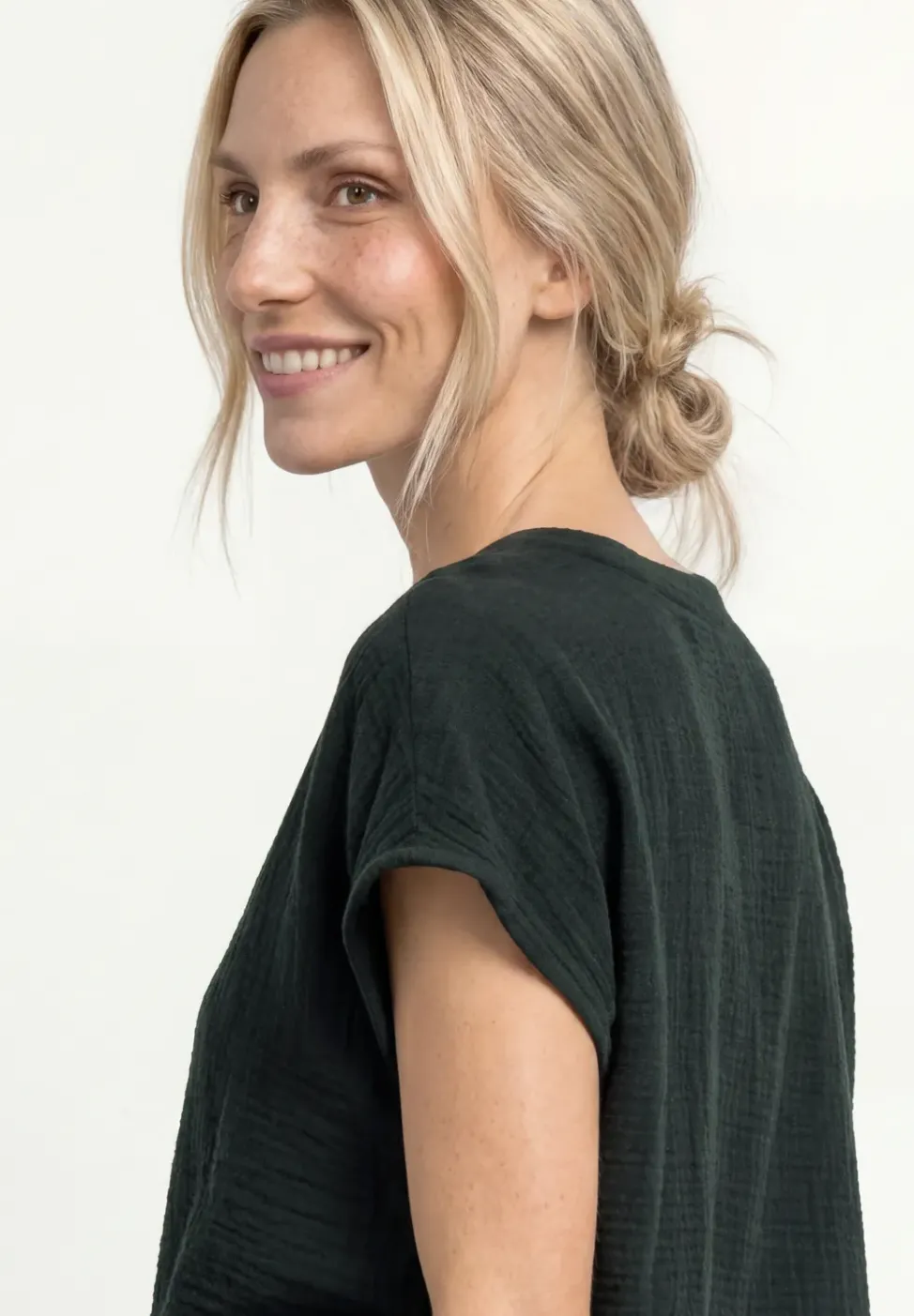 Blouse en mousseline