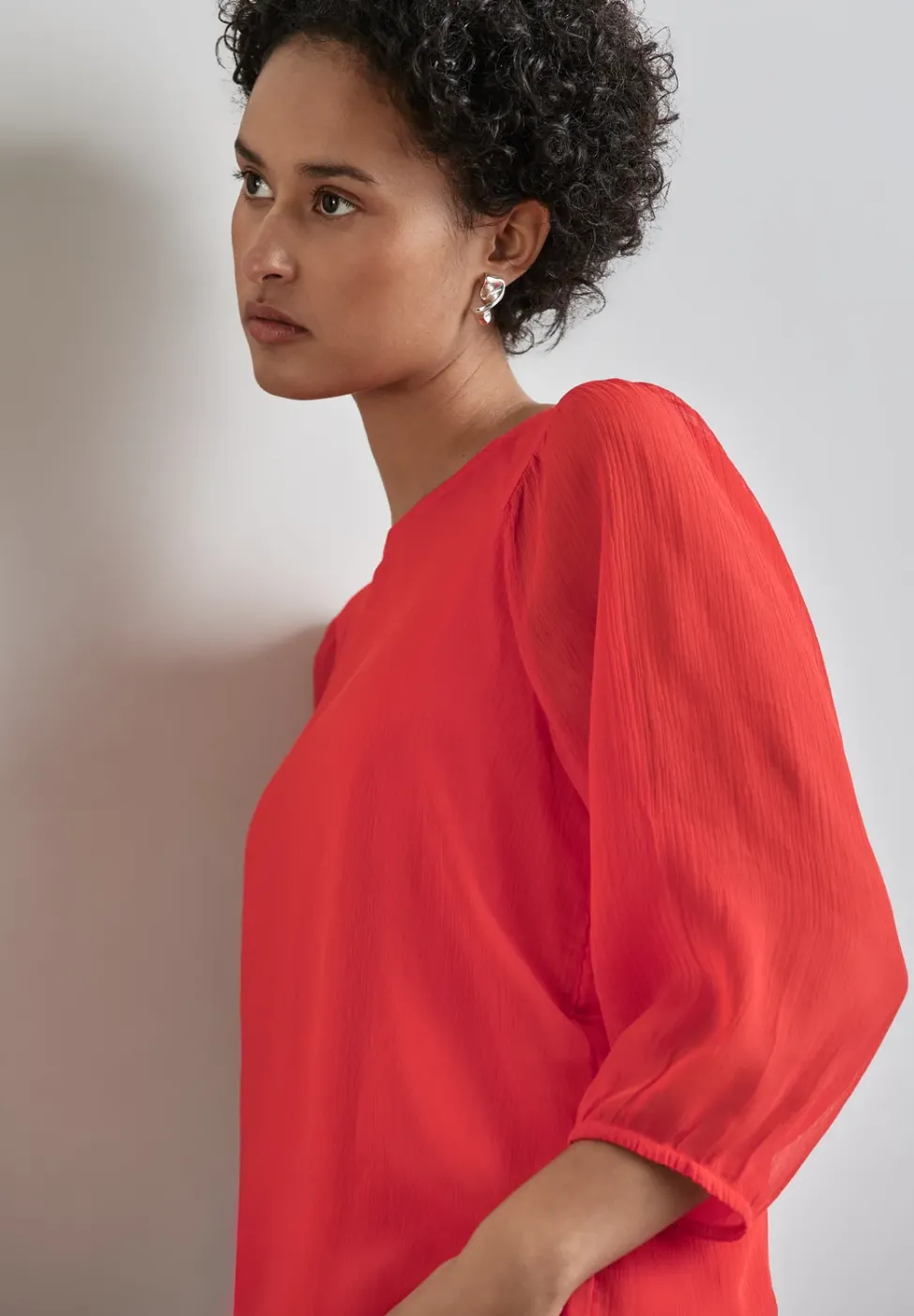 Blouse en mousseline de soie