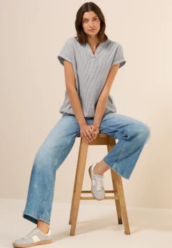 Blouse en seersucker