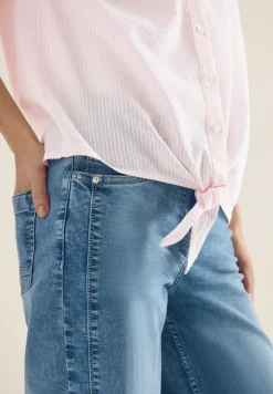 Blouse en seersucker