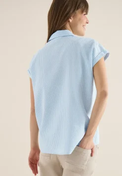 Blouse en seersucker
