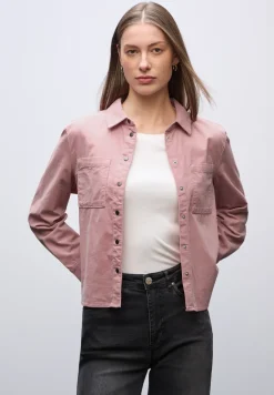 Blouse en velours côtelé