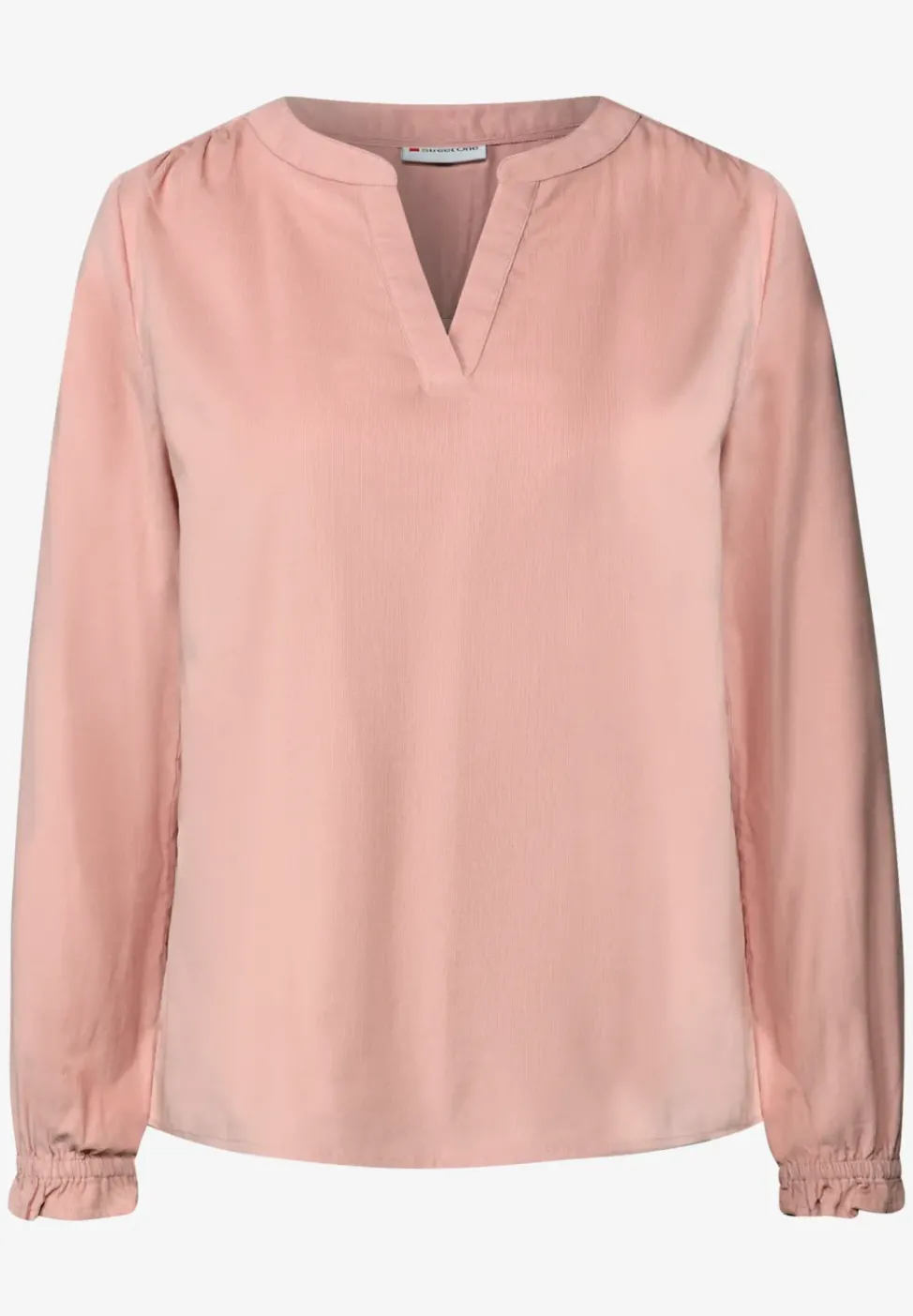 Blouse en velours côtelé avec détails à volants