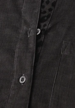 Blouse en velours côtelé avec détails de taille