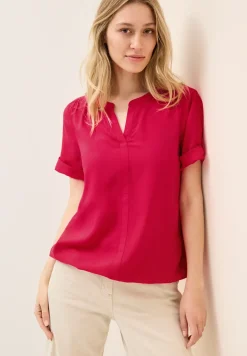 Blouse en viscose Split Neck