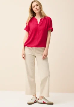Blouse en viscose Split Neck