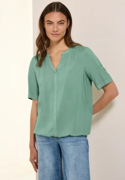 Blouse en viscose Split Neck