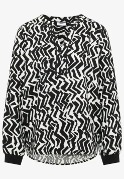 Blouse imprimée avec bande