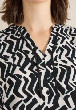 Blouse imprimée avec bande