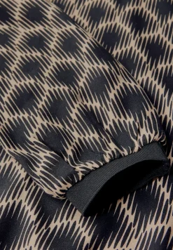 Blouse imprimée avec ourlet élastique