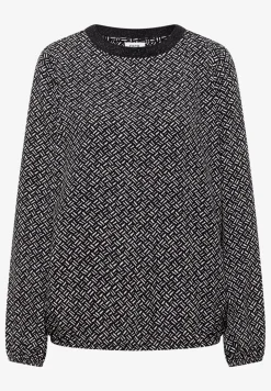 Blouse imprimée avec paillettes