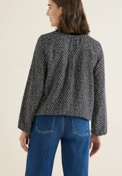 Blouse imprimée avec paillettes
