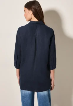Blouse longue en lin