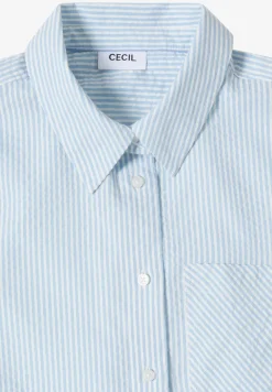 Blouse rayée en seersucker