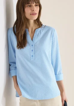 Blouse rayée en seersucker