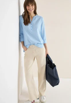 Blouse rayée en seersucker