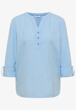 Blouse rayée en seersucker