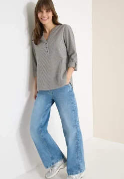 Blouse rayée en seersucker