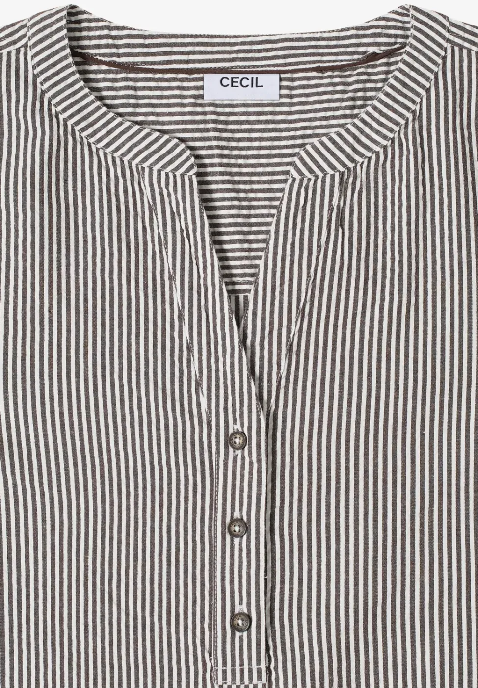 Blouse rayée en seersucker
