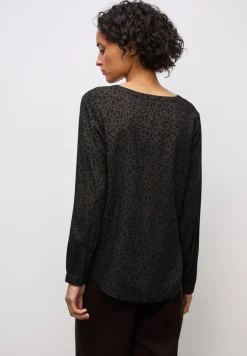 Blouse Split Neck Leo