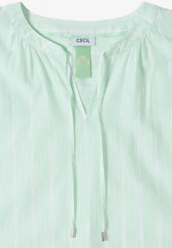 Blouse structurée à épaules tombantes