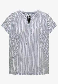 Blouse structurée à épaules tombantes