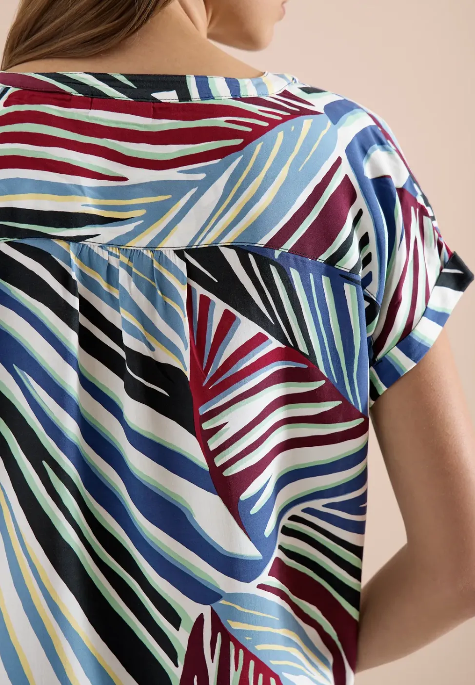 Blouse structurée Dropped Shoulder