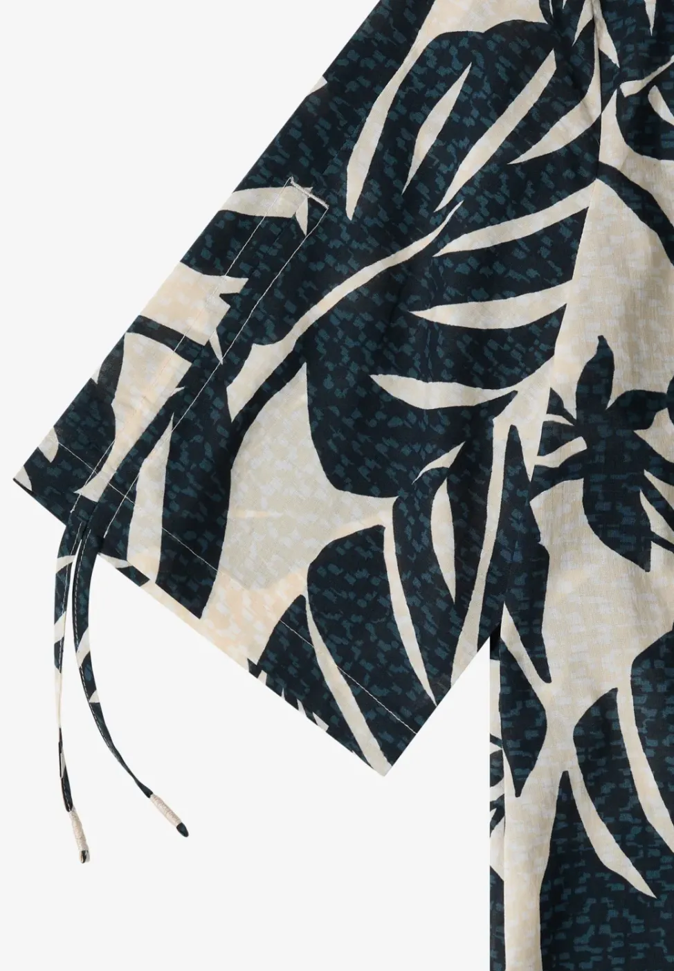 Blouse avec col rond et fronces