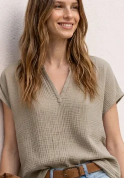 Blouse en mousseline