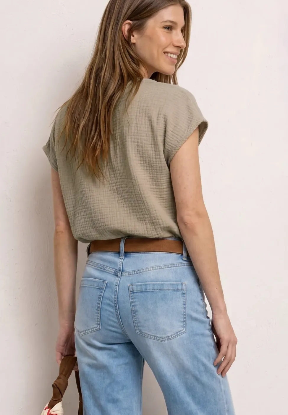 Blouse en mousseline