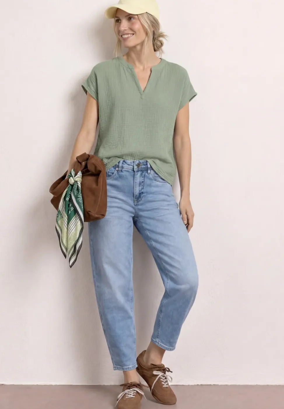 Blouse en mousseline