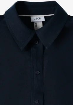 Blouse à manches courtes en pur lin