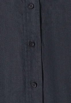 Blouse à manches courtes en pur lin