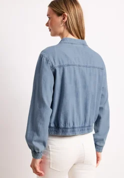 Blouson au look jean avec poches