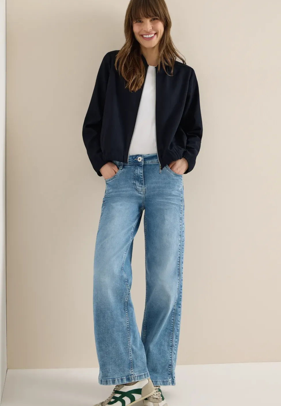 Blouson avec bandes scintillantes
