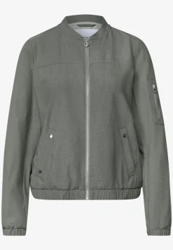 Blouson avec col rond et fermeture éclair