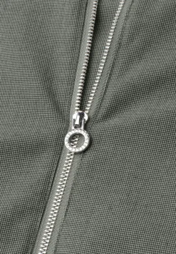Blouson avec col rond et fermeture éclair