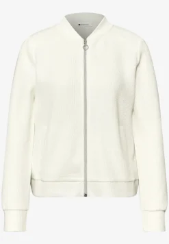 Blouson avec fermeture éclair et structure