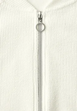 Blouson avec fermeture éclair et structure