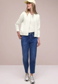 Blouson avec fermeture éclair et structure