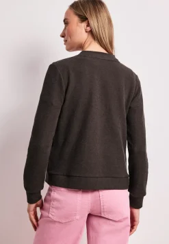 Blouson avec fermeture éclair et structure