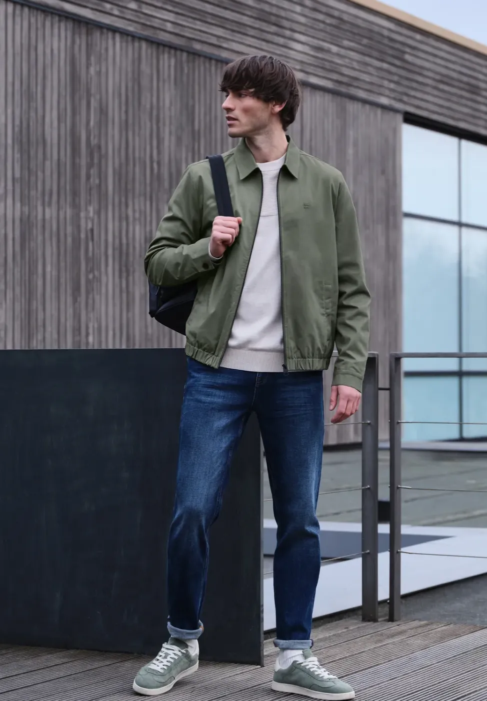 Blouson avec fermeture éclair