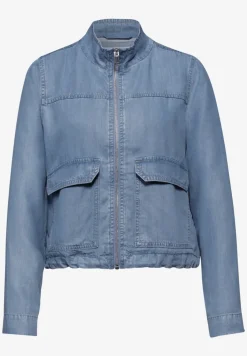 Blouson à col montant en lyocell