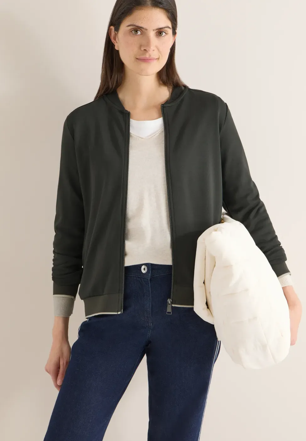 Blouson en couleur unie